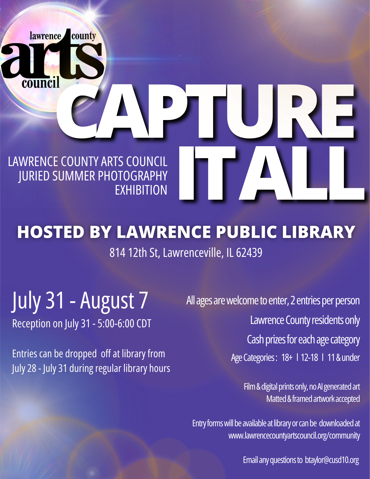 Capture It All Photography Show Flyer Capture It All Photography Show Flyer