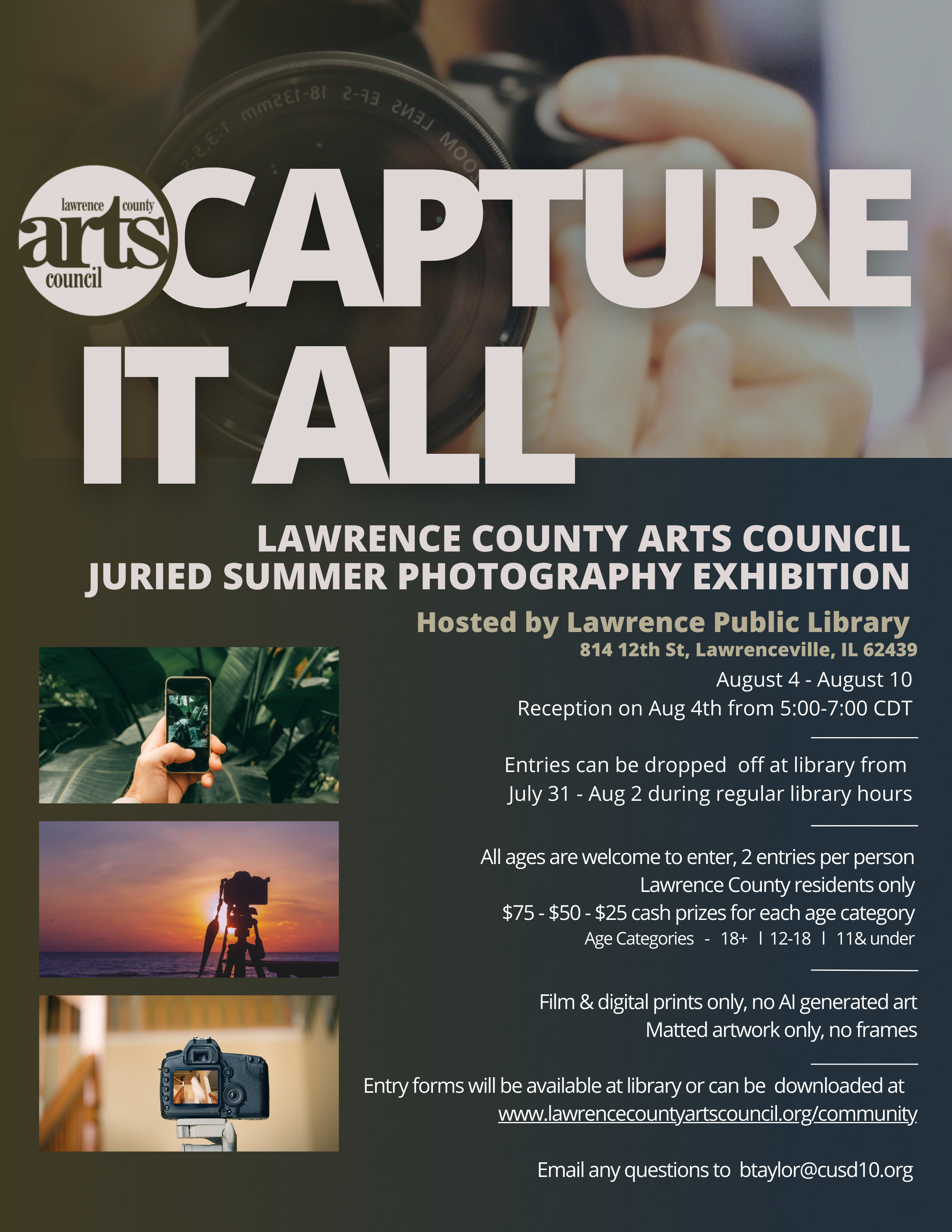 Capture It All Photography Show Flyer