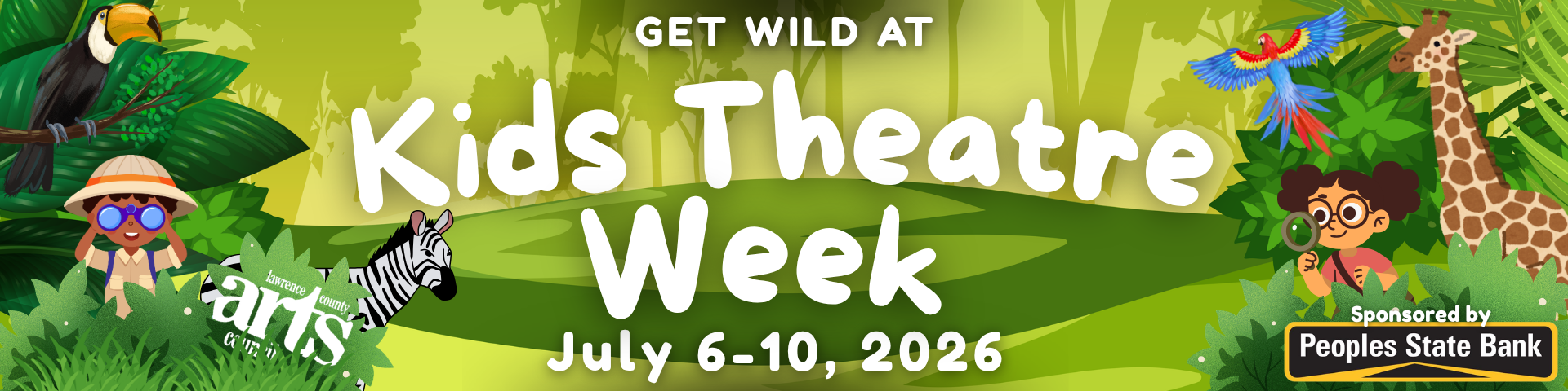 Lawrence County Arts Council Kids Theatre Week 2026 Lawrence County Arts Council Kids Theatre Week 2026