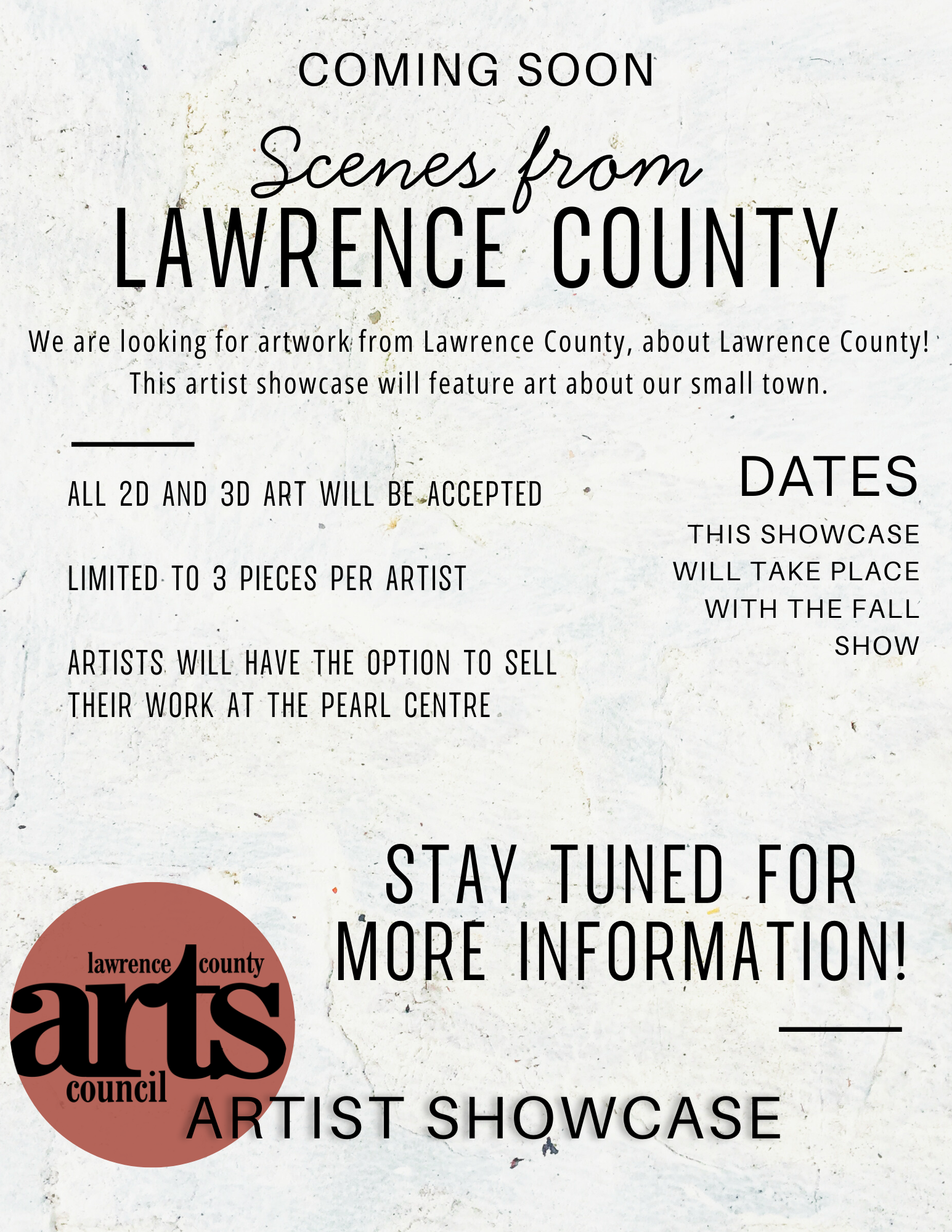 Fall Photography Show Flyer Student Art Show