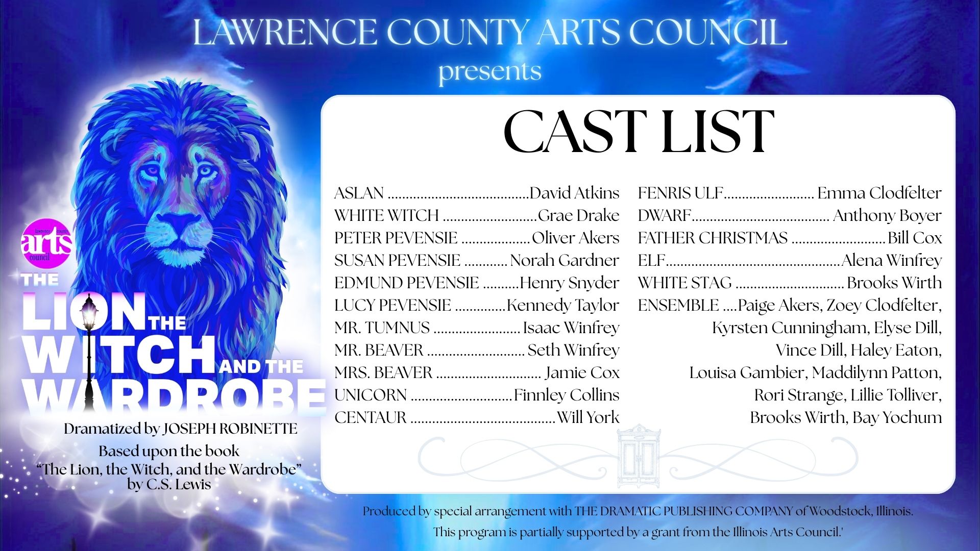 Lion Witch Wardrobe Cast List