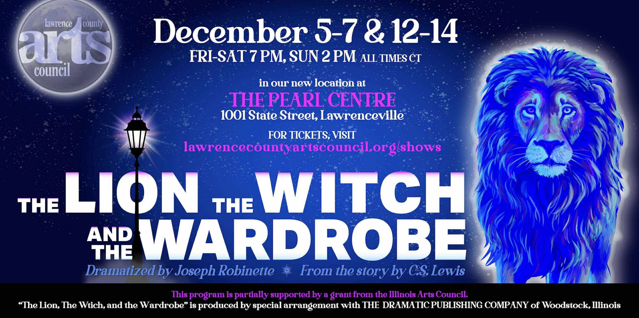 The Lion the Witch the Wardrobe Show Banner